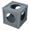 Outdoor Cat House With Shelves And Weather Protection, Removable Wood Boxes - Gray - Image 18