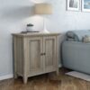 Amherst - Low Storage Cabinet - Distressed Gray - Image 7