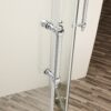 36" X 75" Framed Shower Door With Clear Tempered Glass - Chrome - Image 6
