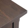 Kitchener - Narrow Side Table - Warm Walnut Brown - Image 5