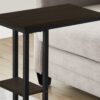 Accent Table, C - Shaped, Modern - Espresso - Image 8