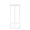 Accent Table, C - Shaped, Modern - White - Image 4
