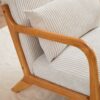 Accent Chair & Pillow Upholstered Arm Chair - Beige - Image 6
