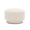 Fuji - Mushroom Footstool Ottoman - Ivory White - Image 8