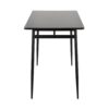 Marcel - Contemporary Counter Table - Black - Image 2