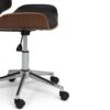 Dax - Bentwood Office Chair - Black / Natural - Image 4