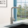 Kitchen Faucet With Pull Down Sprayer - Brushed Nickel - Image 5