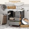 30" Bathroom Vanity With Soft Close Storage - Gray - Image 7