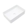 Rectangular Modern Vessel Bathroom Sink - White - Image 9