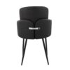 Dahlia - Contemporary Dining Chair (Set of 2) - Black - Image 5
