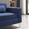 Aesthetic Sofas For Living Room, 3 Seater Couch With Classic Modern Appeal And Luxurious Soft Comfort, Easy To Maintain - Blue - Image 16