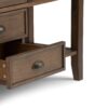 Redmond - Console Sofa Table - Rustic Natural Aged Brown - Image 7