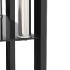 Modern Tempered Glass Tea Table, End Square Table For Living Room - Black - Image 9