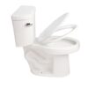 Gloss 2 Piece Toilet With 1.28 Gpf Tornado Flush, Rimless Bowl, Soft Closing Seat - Gloss White - Image 20