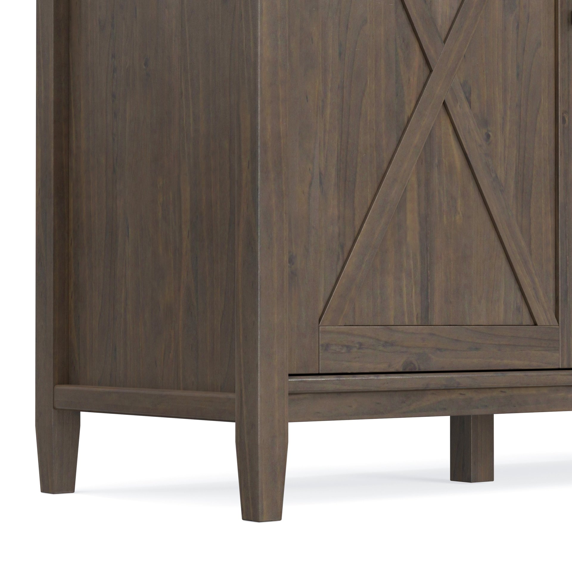 Ela - Wide Storage Cabinet - Smoky Brown - Image 5