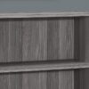 Bookshelf, Bookcase, 4 Tier, For Office, Transitional - Gray - Image 2