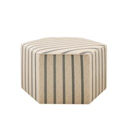 Hexagonal Cocktail Ottoman - Natural