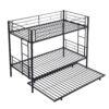 Bunk Bed With Trundle - Black - Image 8