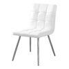 Dining Chair, Side, Upholstered For Dining Room, Comfortable Seating (Set of 2) - White - Image 6