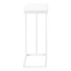 Accent Table, C - Shaped, Modern - White - Image 3