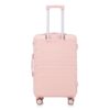 Set 3 Pieces 20" / 24" / 28" Abs Spinner Wheel Luggage, Matching Color, With Combination Lock - Pink - Image 27