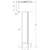 Lighting, Floor Lamp, Contemporary - Black / Beige - Image 4