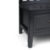 Burlington - Entryway Storage Bench With Drawers - Black - Image 4