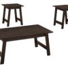 Table Set, Coffee, End, Side, Accent, Living Room Transitional (Set of 3) - Espresso - Image 2