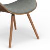 Malden - Bentwood Dining Chair With Wood Back - Distressed Gray - Image 6