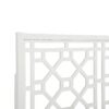 Tabor - Chippendale Headboard Queen / Full Durable Poplar Design - White - Image 5