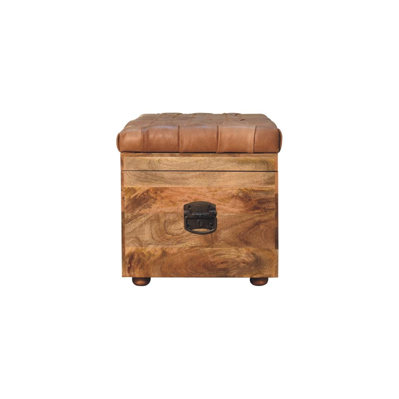 Buffalo - Hide Storage Trunk - Oak - Image 10