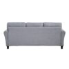 Modern Living Room Sofa Set Linen Upholstered Couch Furniture For Office, Home - Light Gray / Blue - Image 15