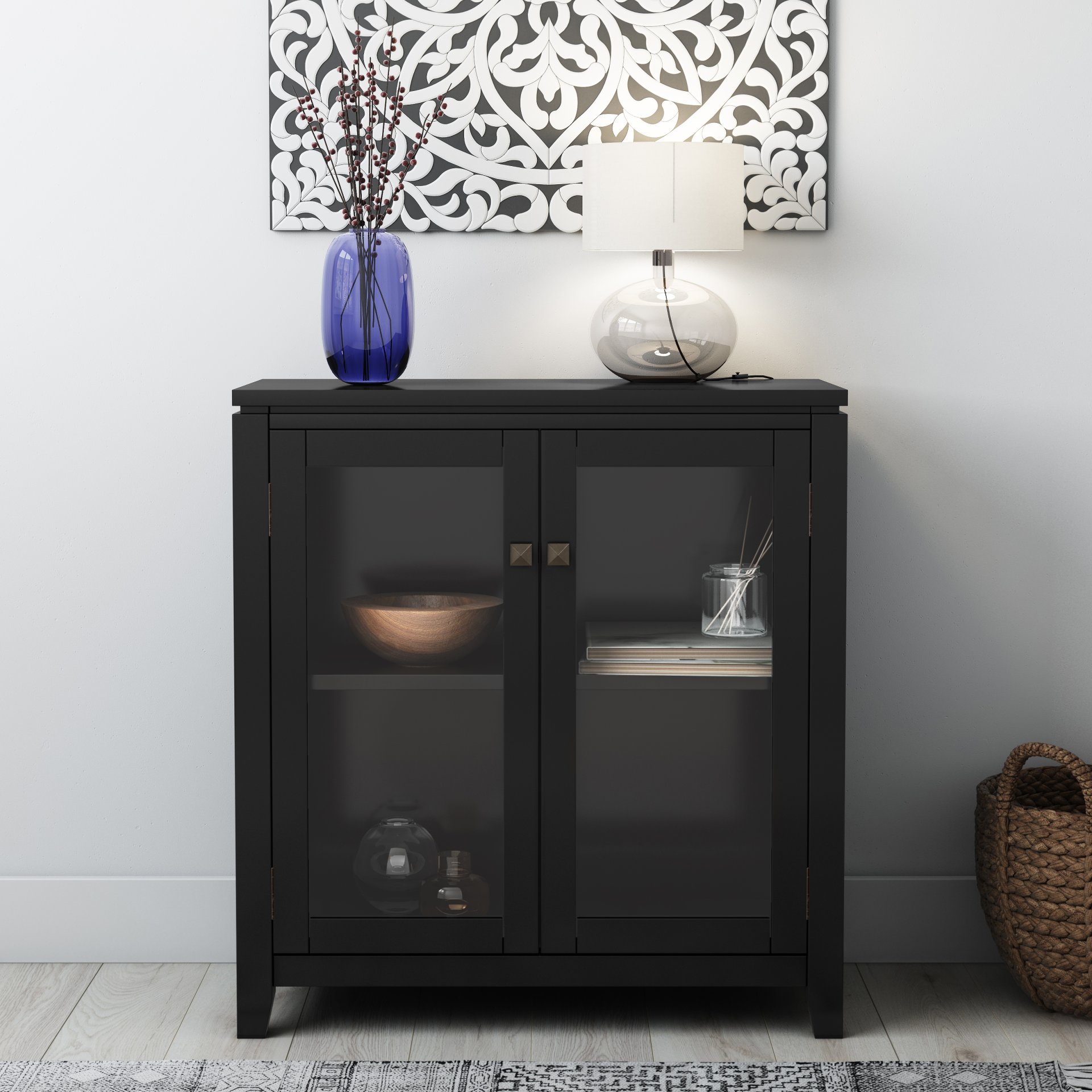 Cosmopolitan - Low Storage Cabinet - Black - Image 7