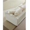 Plush Corduroy 4 Seat Sofa, Modern Comfy Upholstered Sofa Cloud Couch, Deep Seat Couches With Soft Pillows, Convertible Deep Seat Sofa Lounge Chair For Living Room - Beige - Image 18