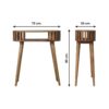 Ariella - Console Table - Oak - Image 9