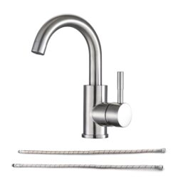 Bathroom Faucet Single Hole Single Handle - Brushed Nickel