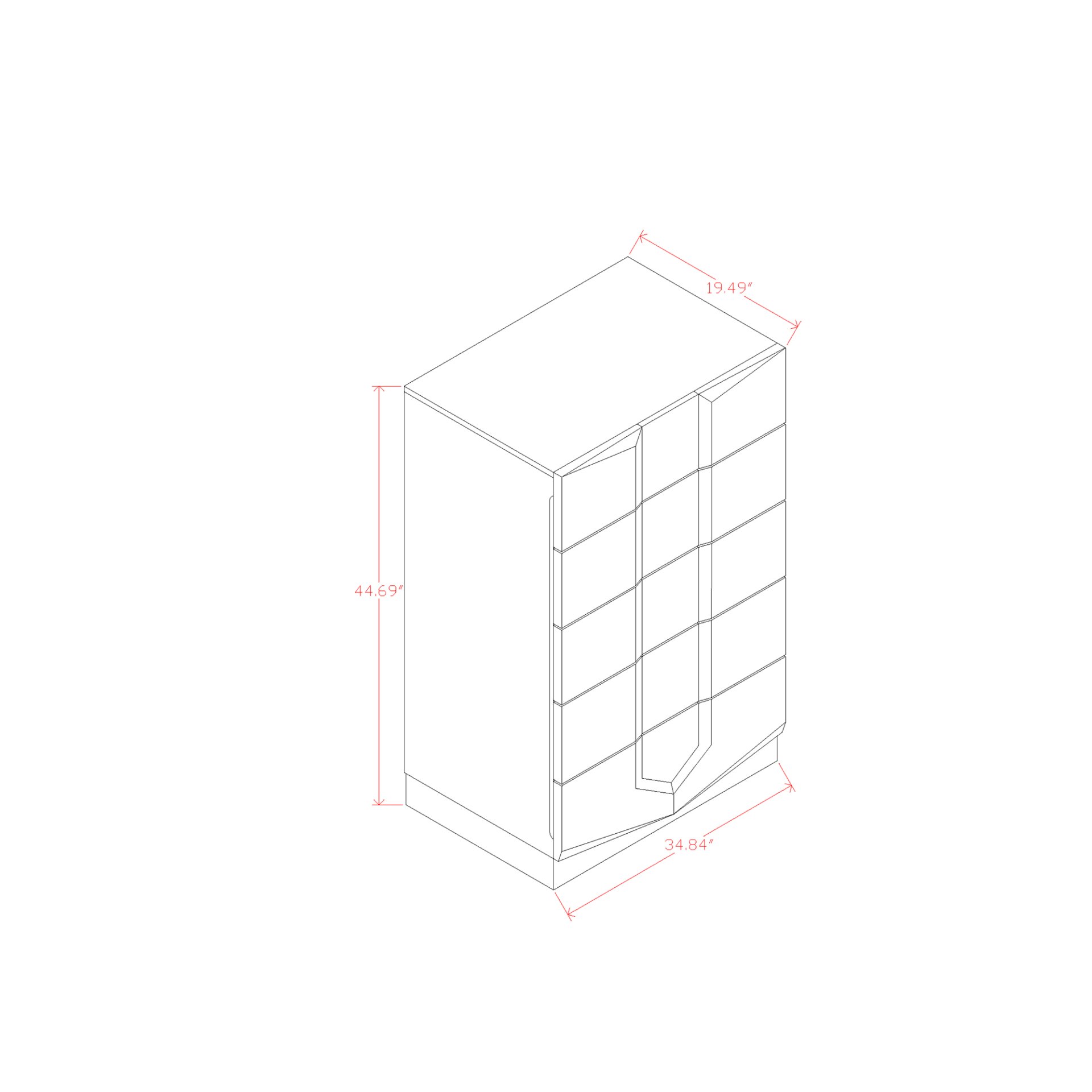 Vios - 5 Piece Queen Bedroom Set With Zebrano Accent - White / Black - Image 8