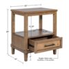 Lily Pond - Nightstand With Storage - Natural - Image 3