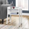 Accent Table, Side Contemporary & Versatile Placement - White - Image 12