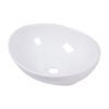Oval Vessel Bathroom Sink - White - Image 9