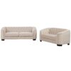 Upholstered 3 Piece Sofa Set With Legs - Beige - Image 19
