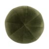Luna - Round Sphere Accent Ball Throw Pillow - Olive Green - Image 2