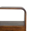 Curved Edge Nightstand - Chestnut - Image 8