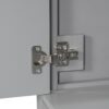 Bathroom Vanity With Sink Combo, Abundant Storage Cabinet With 2 Soft Close Doors And 5 Drawers - Gray - Image 16
