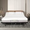 Adjustable Bed Base Frame With Head And Foot Incline Wireless Remote Zero Gravity Quiet Motor Black Queen - Antique Black - Image 4