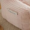 Giant Plush Bean Bag Chair With Armrests And Footstool For Adults - Pink - Image 7