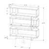 Etagere Bookcase 4 Tier For Office - Taupe - Image 5
