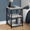 Accent Table, Side Contemporary And Modern - Gray - Image 9