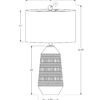 Contemporary Lighting, Table Lamp, Ceramic - Cream - Image 6