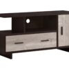 TV Stand, Console, Media Entertainment Center, Storage Cabinet, Drawers, Contemporary & Modern - Espresso - Image 2